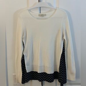 LOFT side tie knit sweater